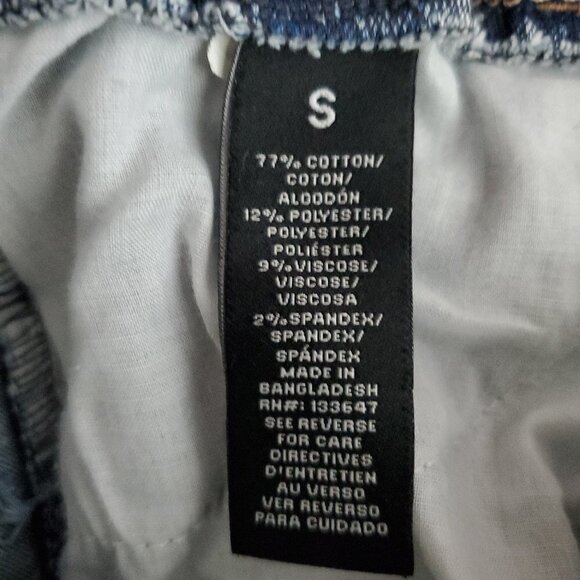 💎 210 Re-Generation By Celebrity Pink Poppy Denim Distressed Tapered Jeans - Picture 4 of 7